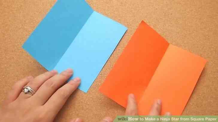 Image intitulée Faire une Étoile Ninja à partir de Carrés de Papier de l